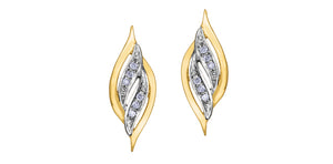 bijouterie-clermont-labrecque-Boucles -oreilles-tourbillon-diamants-or-10k-jaune-dd2998