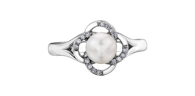bijoutrie-clermont-labrecque-Bague-perle-diamants-or-10k-blanc-dd3077