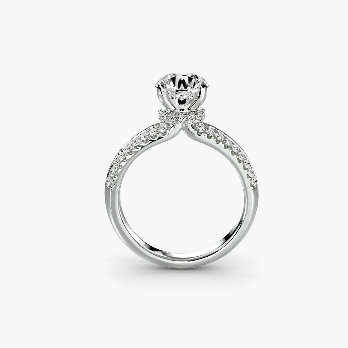 Solitaire with Pavé