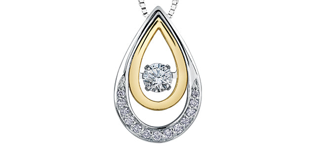 bijouterie-clermont-labrecque-Pendentif-diamants-flottant-or-10K-deux-tons-am304