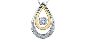 bijouterie-clermont-labrecque-Pendentif-diamants-flottant-or-10K-deux-tons-am304