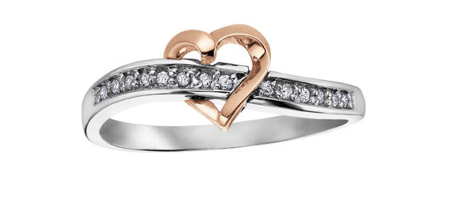 bijouterie-clermont-labrecque-Bague-cœur-diamants-or-10k-rose-blanc-dd1963