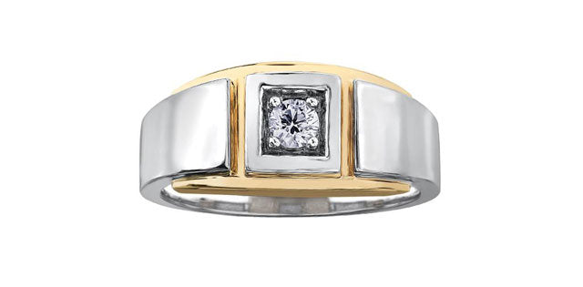 bague en or et argent