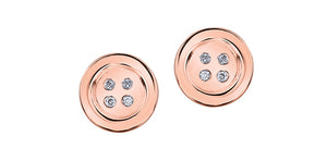 bijouterie-clermont-labrecque-Boucles-oreilles-bouton-diamants-or-10k-rose-blanc-dd3000