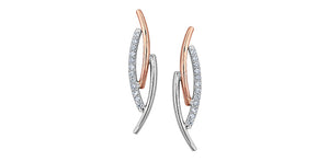 bijouterie-clermont-labrecque-Boucles-oreilles-diamants-or-10K-rose-blanc-dd2804