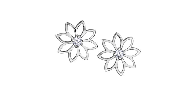 bijouterie-clermont-labrecque-Boucles-oreilles-fleurs-diamants-or-14k-blanc-ml433w