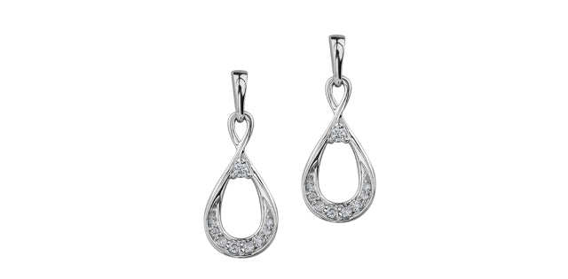 bijouterie-clermont-labrecque-Boucles-oreilles-goutte-diamants-or-10K-blanc-am256