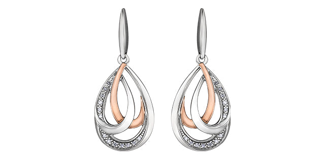 bijouterie-clermont-labrecque-Boucles-oreilles-trio-diamants-or-10k-rose-blanc-dd7258