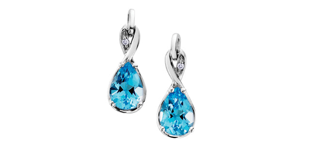 bijouterie-clermont-labrecque-Boucles -oreilles-topaze-bleu-diamants-or-10K blanc-dd2300