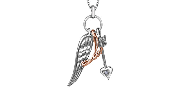 bijouterie-clermont-labrecque-Pendentif-Tri-love-diamants-or-10k-rose-blanc-dd7184