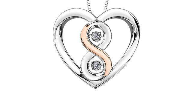 bijouterie-clermont-labrecque-Pendentif-cœur-duo-infini-diamants-flottant-or-10k-rose-blanc-dx718