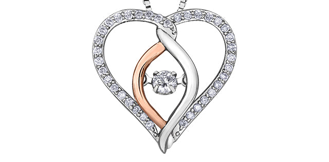 bijouterie-clermont-labrecque-Pendentif-cœur-infini-diamants-flottant-or-10k-rose-blanc-am388