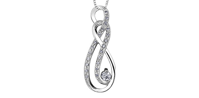bijouterie-clermont-labrecque-Pendentif-infini-double-diamants-or-10k-blanc-am367