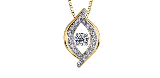 bijouterie-clermont-labrecque-Pendentif-miroir-diamants-flottant-or-10k-2-tons-dd7278