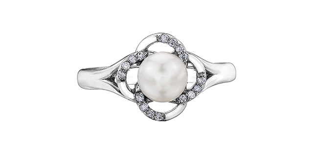 bijoutrie-clermont-labrecque-Bague-perle-diamants-or-10k-blanc-dd3077